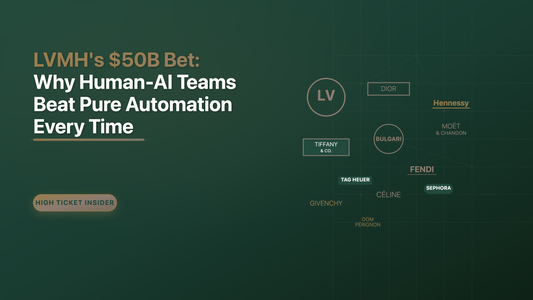 LVMH's $50B Bet: Why Human-AI Teams Beat Pure Automation Every Time