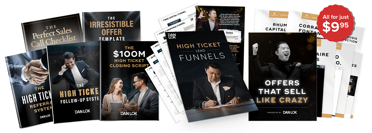 Bundle: High Ticket Clients Toolkit + High Ticket Lead Funnels + Offers That Sell Like Crazy